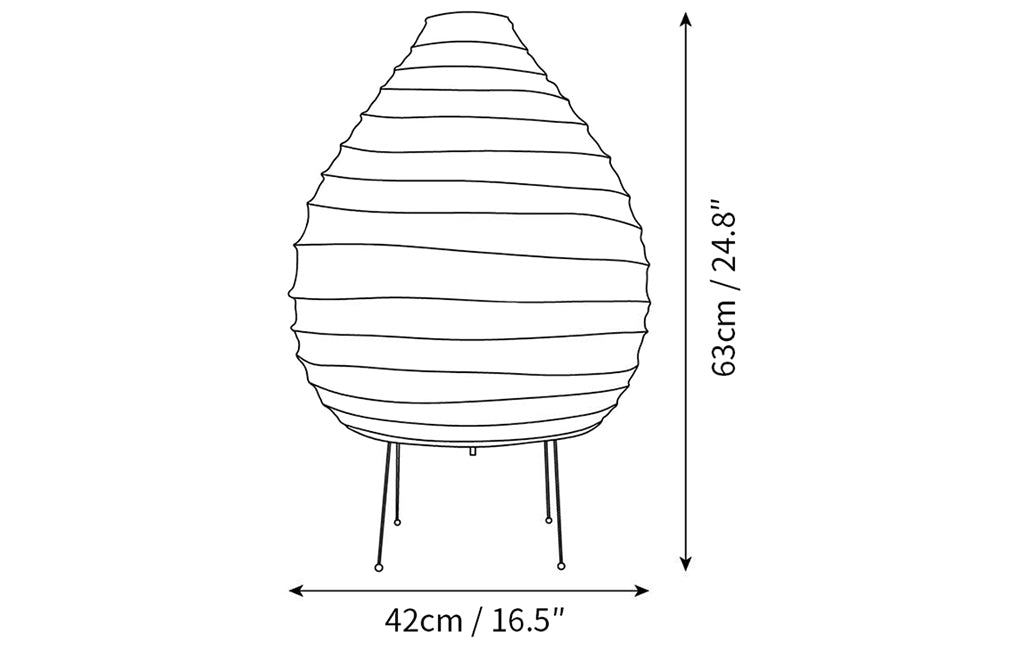 Lámpara de mesa Akari 22N