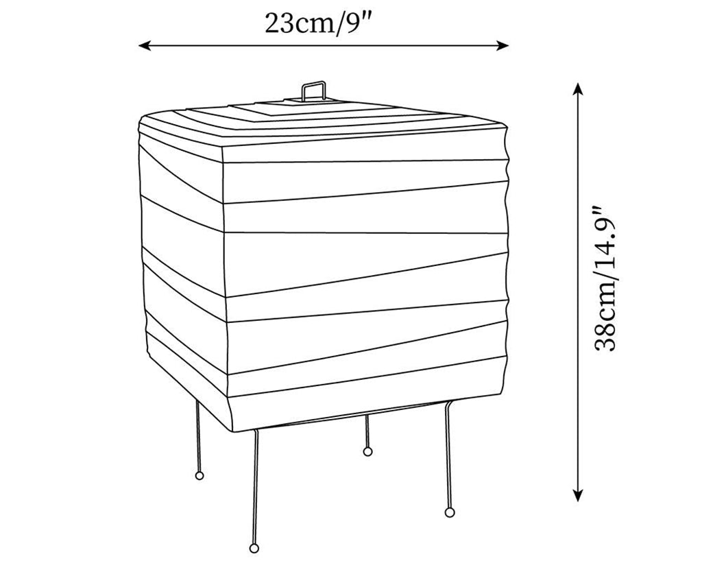 Lámpara de mesa Akari 3X