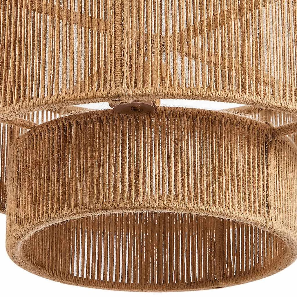 Open weave lower tier detail